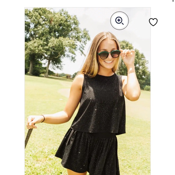 QOS Rhinestone Athletic Set - Picture 2 of 5